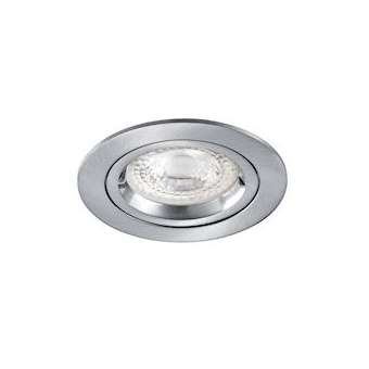 SPEED 50 R 230 - Encastré GU10, rond, fixe, nickel, lampe non incl.|Aric-ARI4894