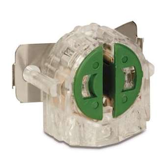 Douille tube fluo G5 encliquetable avec ressort|Aurora-ABIDA502