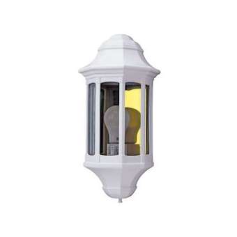 MURA - Applique Mur Ext. IP44 IK08, blanc, E27 77W max., lampe non incl.|Aric-ARI1943