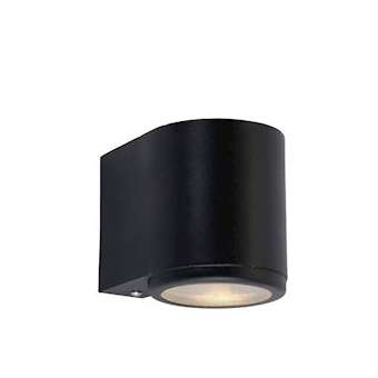MANDAL noir GU10 3.9W LED dim. 265lm 2700K 25D IP44 classe I|Norlys-NOS1373SV