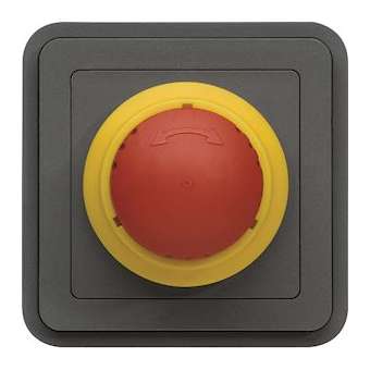 cubyko Arrêt d'urgence 1/4 tour associable gris IP55|Hager-HAGWNA033