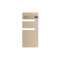 Radiateur sèche-serviettes connecté Serenis mât droite 1500W Beige