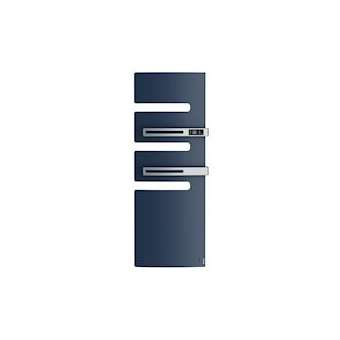 Radiateur sèche-serviettes connecté Serenis Premium mât droite 1750W Bleu Prof|Atlantic RECS-ATL850470