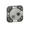 Prise TV + RJ45 catégorie6 STP compacte dooxie finition alu|Legrand-LEG600452