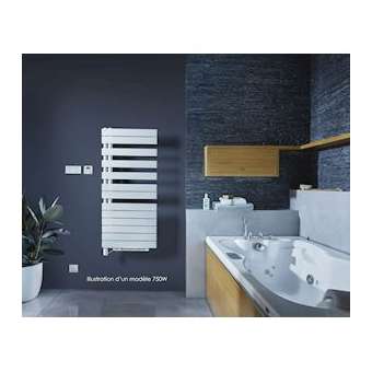 Régate Twist Air EL gauche, Blanc RAL 9016, 750W, H 1252 mm / L 550 mm|Acova-ACATXCL075055IFS