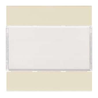Enjoliveur 2 boutons poussoirs KNX gallery dune|Hager-HAGWXE302D
