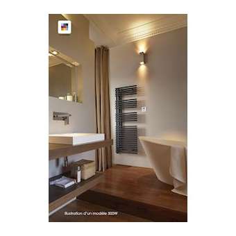 Cala Asymétrique EL gauche, cde RF, couleur, 750W, H 1466 mm / L 496 mm|Acova-ACATLNL07550GFC