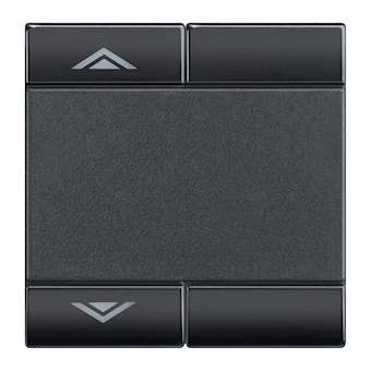 Manette Livinglight symbole montée et descente 2 modules - anthracite|Bticino-TICL4911M2AHN
