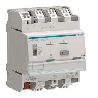 Module de sortie pour l'éclairage variable: 1 sortie directe 300W|Hager-HAGTYA661AN