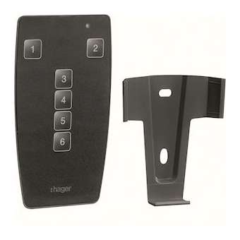 Télécommande infrarouge 6 touches KNX|Hager-HAGEE809