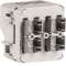 Cubyko double interrupteur KNX filaire 4 entrées, associable, IP55|Hager-HAGWNT304