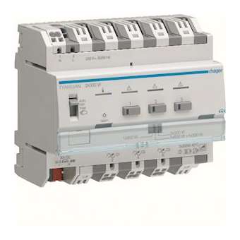 Module de sortie pour l'éclairage variable: 3 sorties directes 300W|Hager-HAGTYA663AN