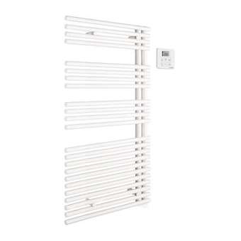 Cala Asymétrique EL droite, cde RF, Blanc RAL 9016, 500W, H 1186 mm / L 496 mm|Acova-ACATLNR05050GF