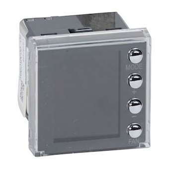 Thermostat avec écran MyHOME BUS à équiper de plaque - 2 modules|Legrand-LEG067459