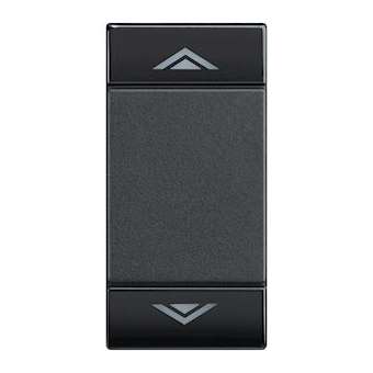 Manette Livinglight symbole montée et descente 1 module - anthracite|Bticino-TICL4911AHN