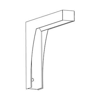 Console murale en acier inoxydable poli miroir|Frico-FC1ACCWBMP