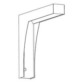 Console murale en acier inoxydable poli miroir|Frico-FC1ACCWBMP