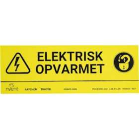 Étiquette d'avertissement pour étude stabilisée pour VPL, multilingue|nVent RAYCHEM-RAY574124000
