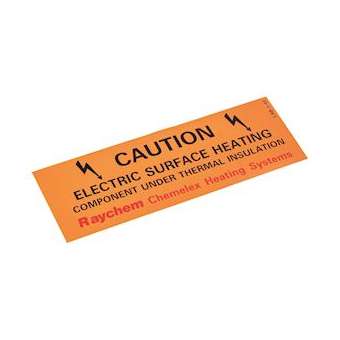 Étiquette d'avertissement « composant sous le calorifuge »|nVent RAYCHEM-RAY774499000