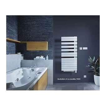 Régate Twist Air EL droite droite, Blanc RAL 9016, 500W, H 874 mm / L 550 mm|Acova-ACATXCR050055IFS