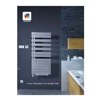 Régate Twist Air EL gauche, couleur, 750W, H 1252 mm / L 550 mm|Acova-ACATXCL075055IFSC