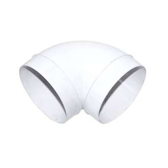 Cc 125 - coude circulaire pvc diamètre 125|Atlantic clim ventil-ELG460038