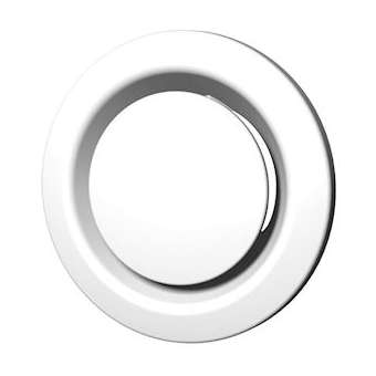 B 200 pr - bouche d'insufflation plastique reglable|Atlantic clim ventil-ELG520903