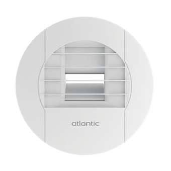 Bouche hygro Cuisine 10/40-90 230V bouton poussoir ou teleco. ir D125 griffes|Atlantic clim ventil-ELG526555