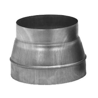 Réduction conique en acier galvanisé, raccordement D 200/125 mm|S&P France ( Unelvent )-UNE860730