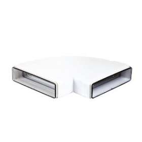 Ch 55 x 220 j - coude horizontal 90DEG rectangulaire section 55 x 220 avec joint|Atlantic clim ventil-ELG460059