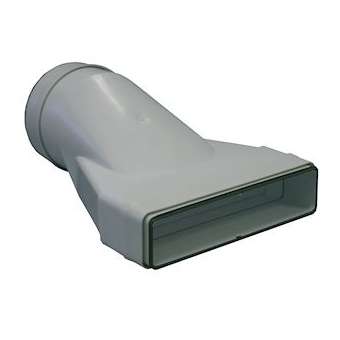 Manchon mixte à joints, rectangulaire 55x220 mm/circulaire D 125 mm gamme TUBPLA|S&P France ( Unelvent )-UNE831024