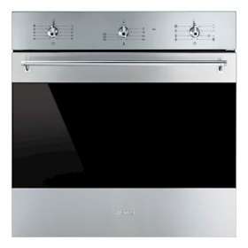 Four 'Classica' - Multifonction (9 dont chaleur tournante) - 3 manettes|Smeg france-SMFSF6388X