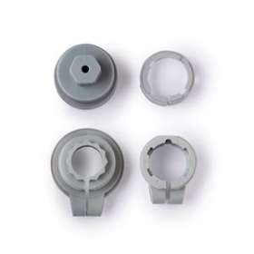 Kit 4 adaptateurs TRV 1.0 Kit 4 adaptateurs (Danfoss RA, RAVL, RAV et M28x1,5)|Delta dore-DDO6050670