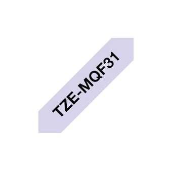 Ruban laminé Noir sur Violet Pastel 12mm (4m)|Brother france-BRTTZEMQF31