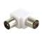 Adaptateur TV 9.52mm M/F coudé à 90DEG - nickel|Erard-EAD4760
