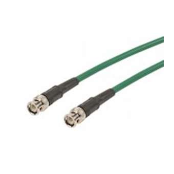 Cordon BNC KX6 M/M - diam. 6mm - prises métal - vert - 30m|Erard-EAD907746