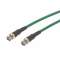 Cordon BNC KX6 M/M - diam. 6mm - prises métal - vert - 30m|Erard-EAD907746