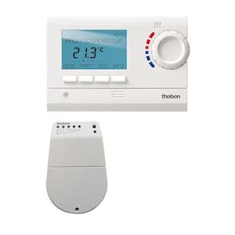 Thermostat d'ambiance programmable digital radio 1 zone|Theben-THB8139503