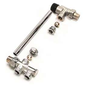 Combiné monotube TH sortie verticale M22 + corps M28 équerre inverse 1/2|Comap-CMPRK8076042
