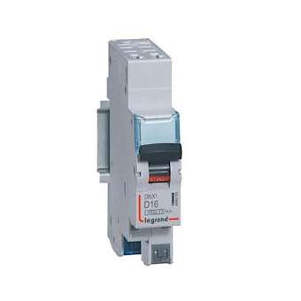 Disjoncteur DNX³ 4500 - auto/auto - U+N 230V~ 16A - 4,5kA - courbe D - 1 module|Legrand-LEG406809