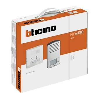 Kit portier résidentiel audio mains libres BUS 2 fils CK2 pose saillie|Bticino-TIC364211