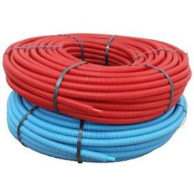 Tube PE-Xa rouge pré gainé rouge - 10 x 12 - 100 m|Roth france-OTH1409020732