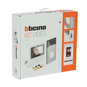 Kit villa visiophone Classe100X connecté avec contrôle d'accès|Bticino-TICBT364614