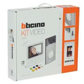 Kit villa visiophone Classe100X connecté avec contrôle d'accès|Bticino-TICBT364614