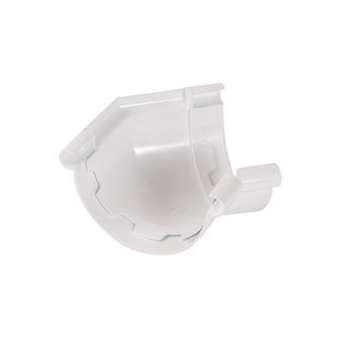 Angle a coller a 135' pour lg25 blanc|Nicoll-NCLANC525B