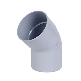 Coude mf 45' d.100 gris|Nicoll-NCLCT4GT