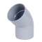 Coude mf 45' d.100 gris|Nicoll-NCLCT4GT