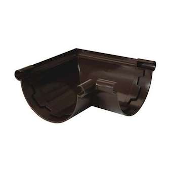 Angle a coller a 90' pour lg25 marron eg|Nicoll-NCLUANC25M