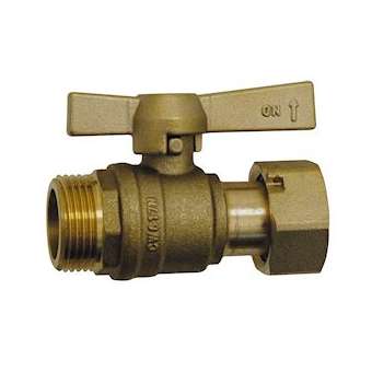 ROBINET DE COMPTEUR DROIT MALE 1/2' X E.P 3/4'|Adg-AF9205CO-1520