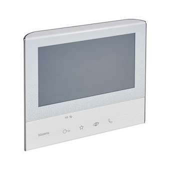 Poste intérieur vidéo couleur mains-libres 7pouces Classe 300 Basique Blanc|Bticino-TIC344612